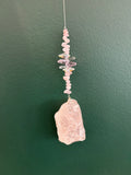 Large Raw Crystal Sun Catcher