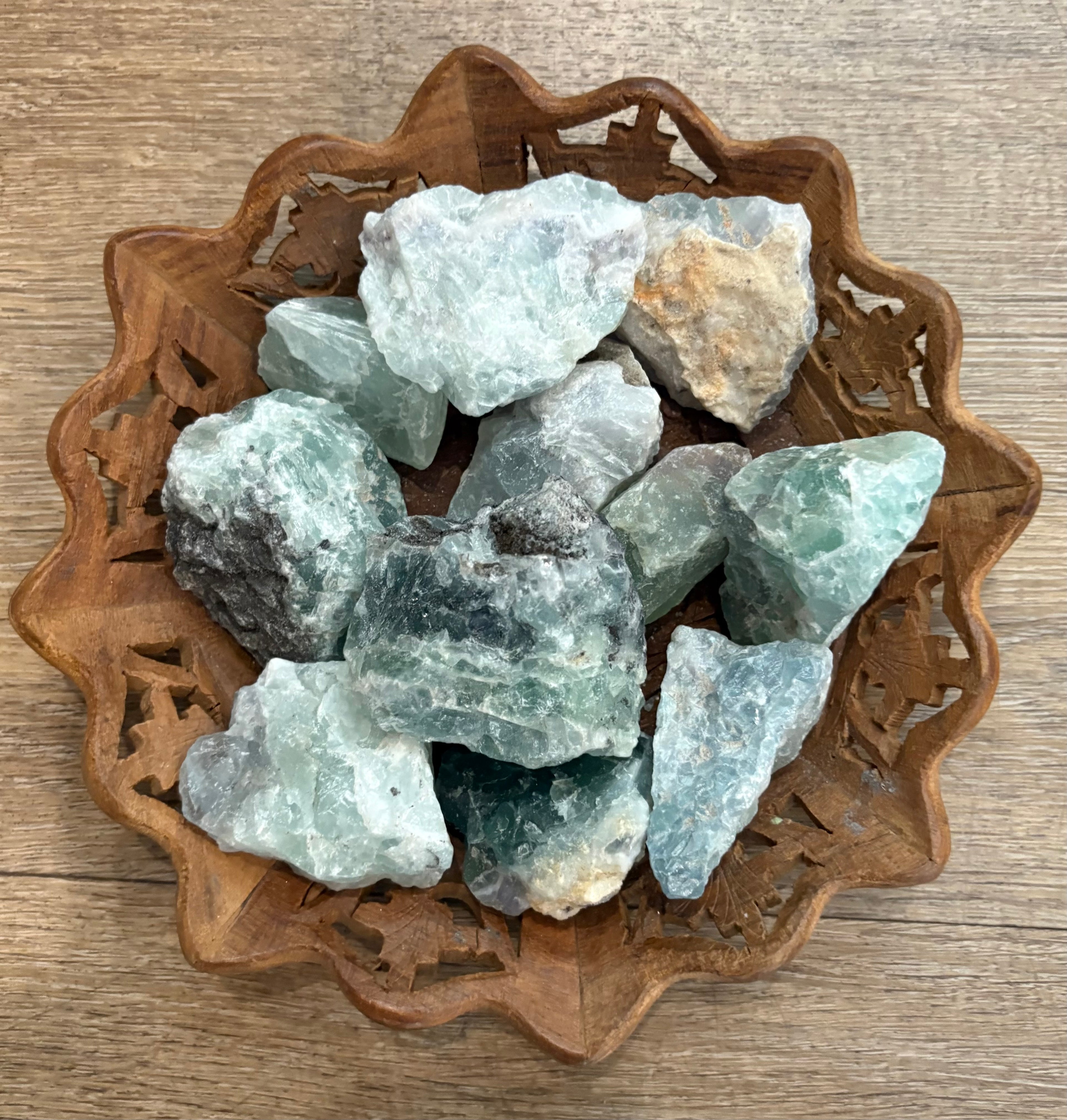Rough Green Fluorite Piece