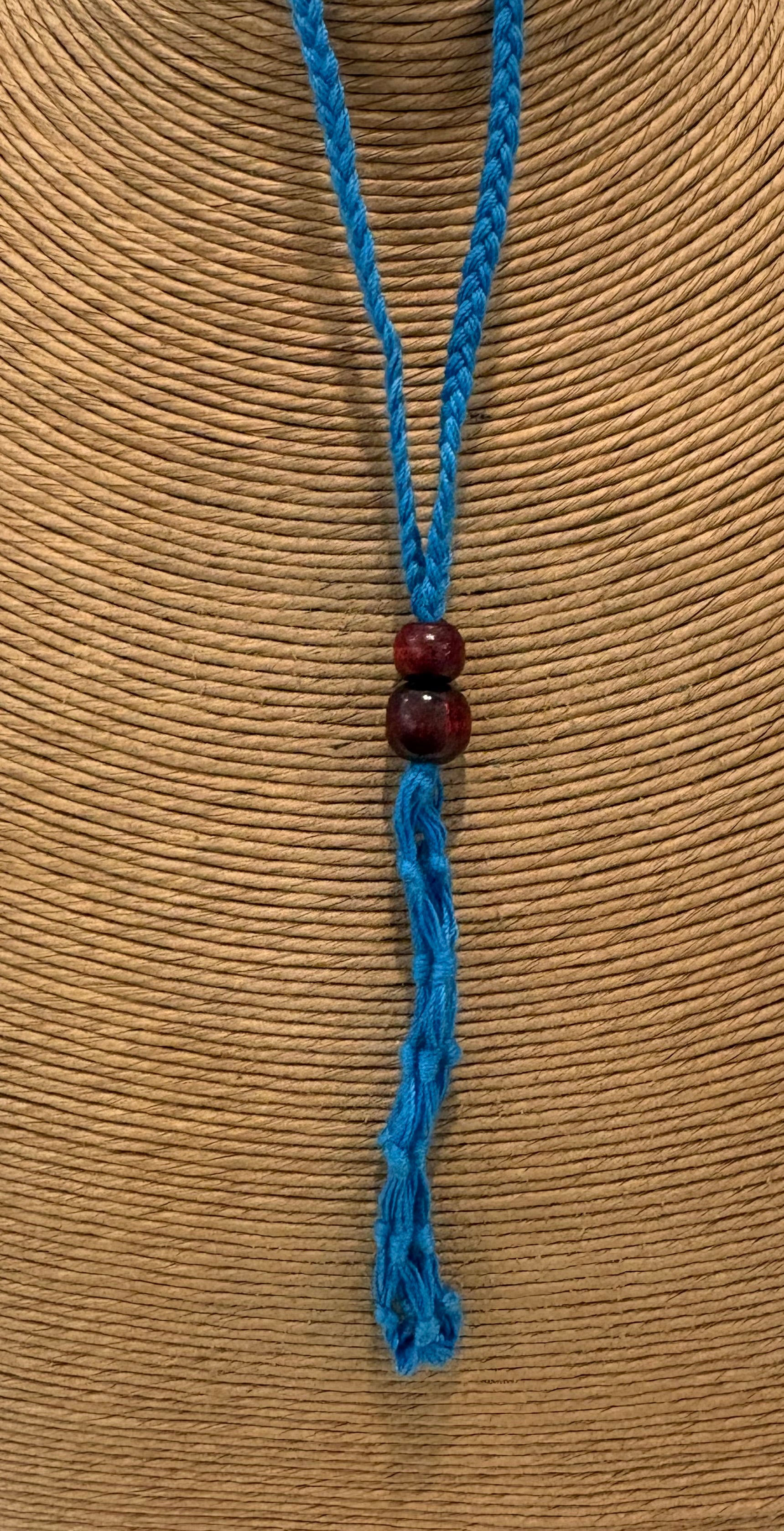 Macrame Crystal Holder Necklace