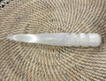 Selenite Half Unicorn Wand