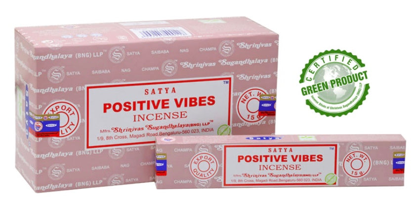 Nag Champa Satya Positive Vibes Incense Sticks