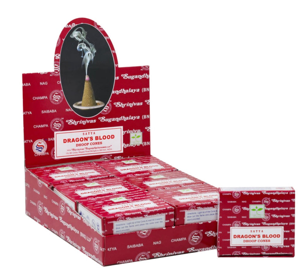Satya Dragon's Blood Dhoop Cones