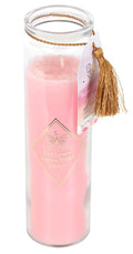 Rose Quartz Infused Tube Candle