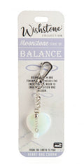 Wishstone Moonstone Heart Bag Charm