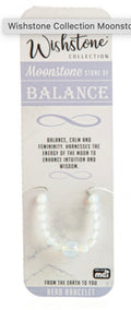 Wishstone Moonstone Bead Bracelet