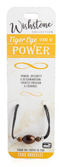 Wishstone Tiger Eye Cord Bracelet