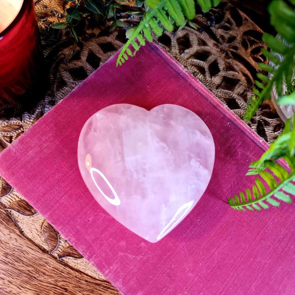 Rose Quartz Heart