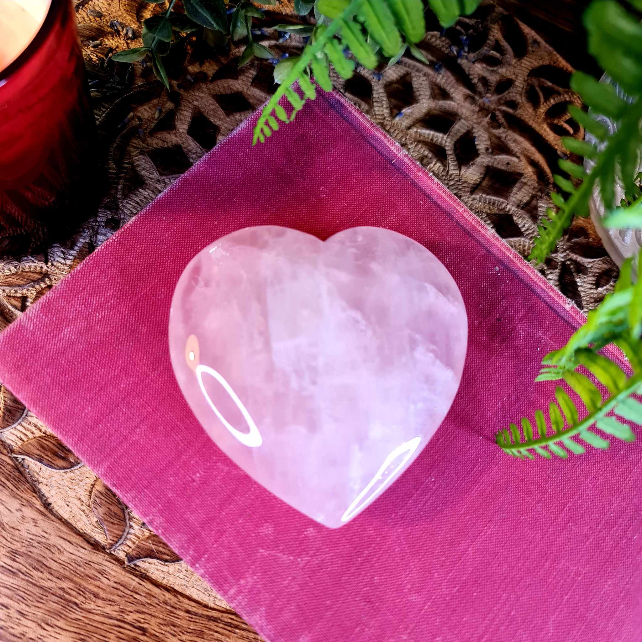 Rose Quartz Heart