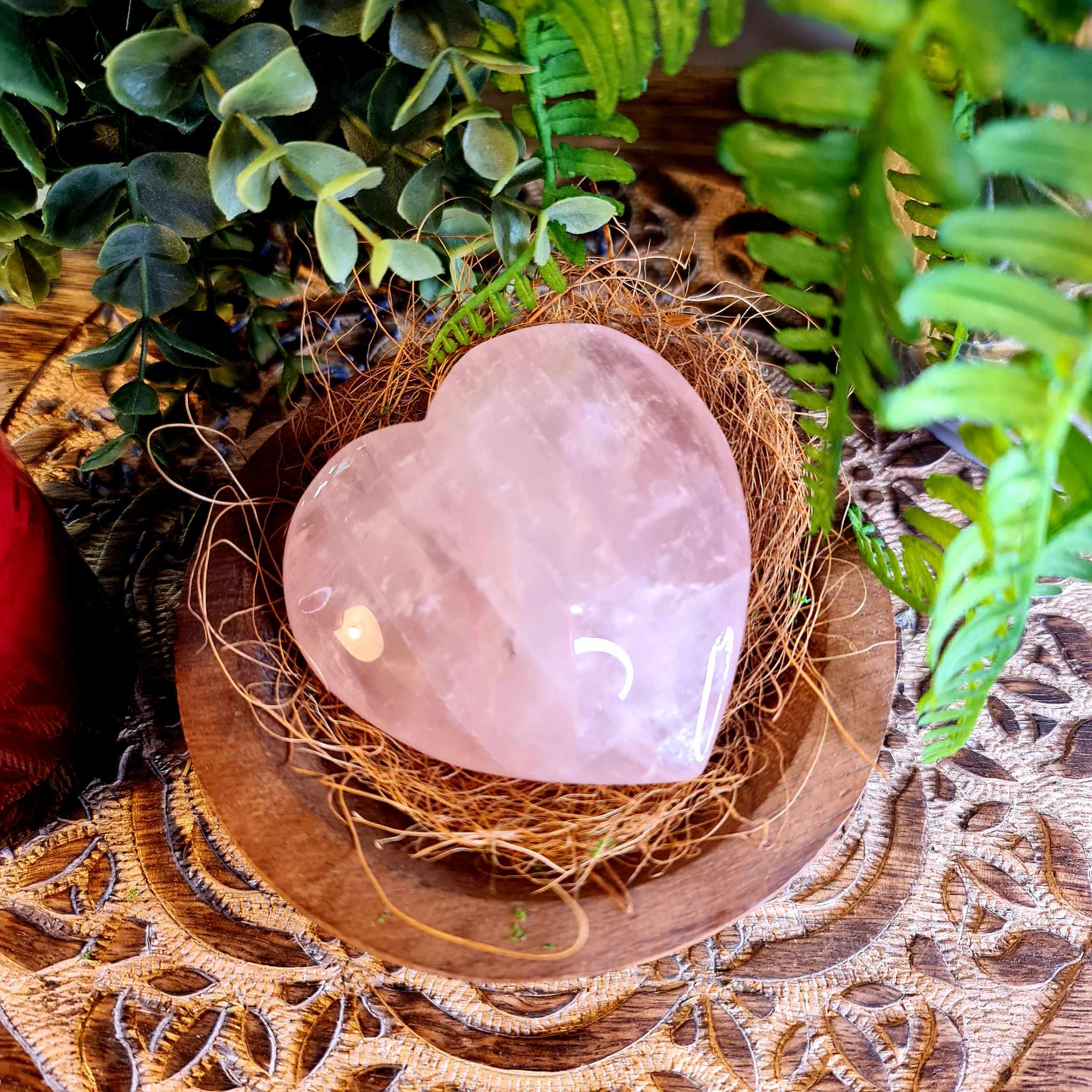 Rose Quartz Heart