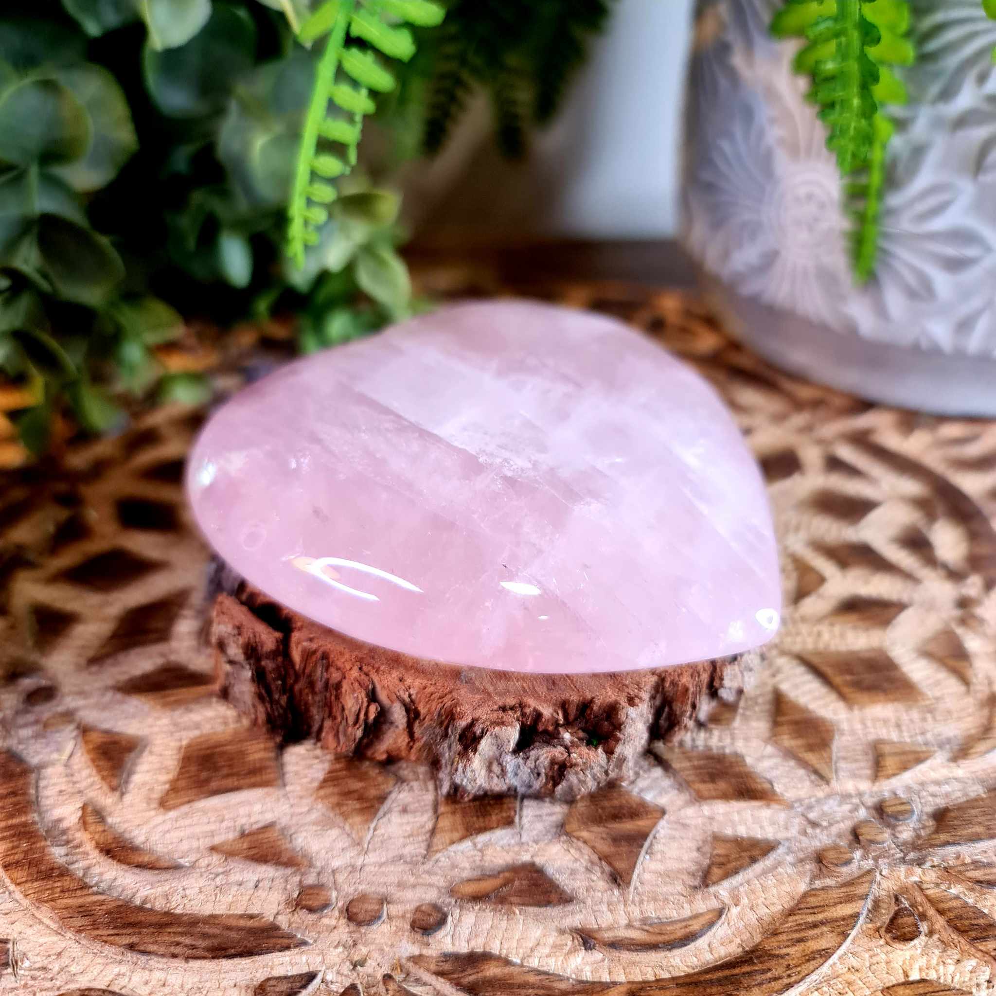 Rose Quartz Heart