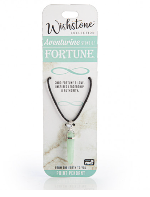 Wishstone Aventurine Point Pendant