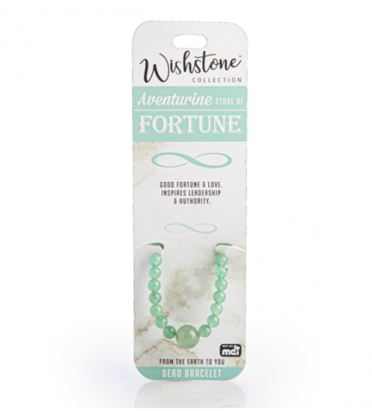 Wishstone Aventurine Bead Bracelet