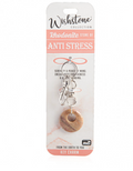 Wishstone Rhodonite Key Charm