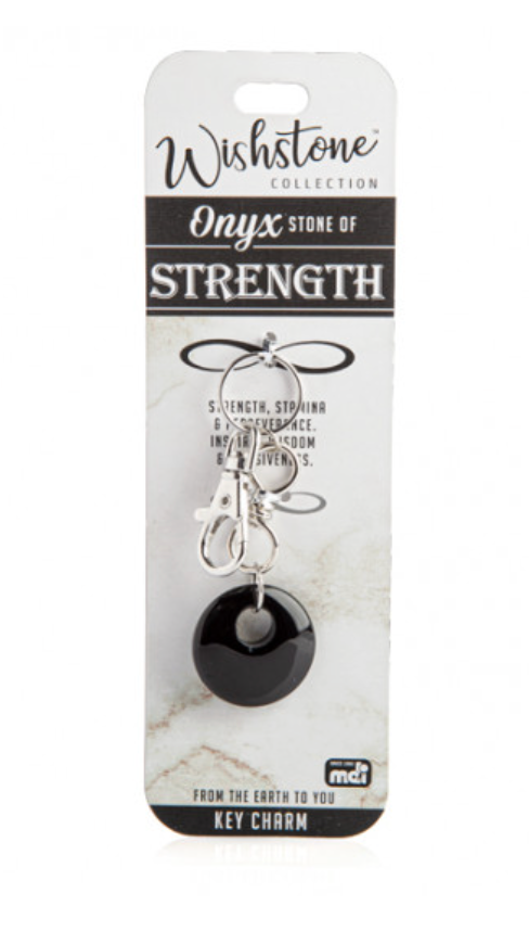 Wishstone Onyx Key Charm