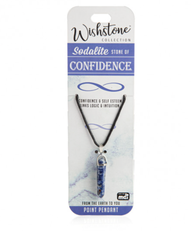 Wishstone Sodalite Point Pendant