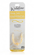Wishstone Honey Jade Bead Bracelet