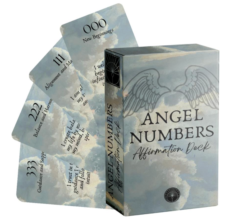 Angel Numbers Affirmation Deck