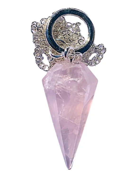 Mini Rose Quartz Pendulum