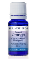 Springfields Essential Oil Sweet Orange 10ml Certified Organic