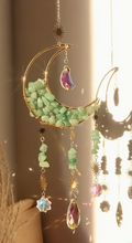 Green Aventurine Moon Sun Catcher
