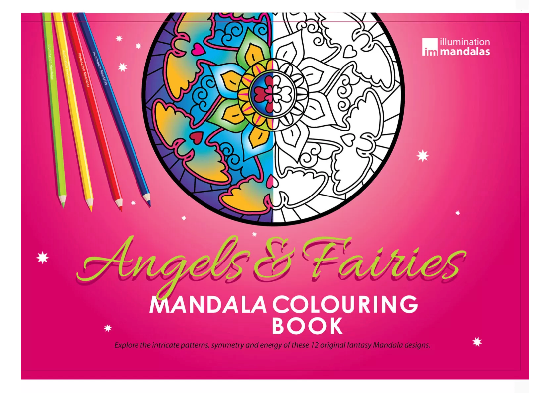 Angels and Fairies Mandala Colouring Book