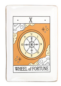 Ceramic Tarot Trinket Dish - Wheel of Fortune