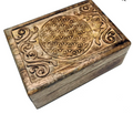 Jewellery Box – Carved Flower of Life