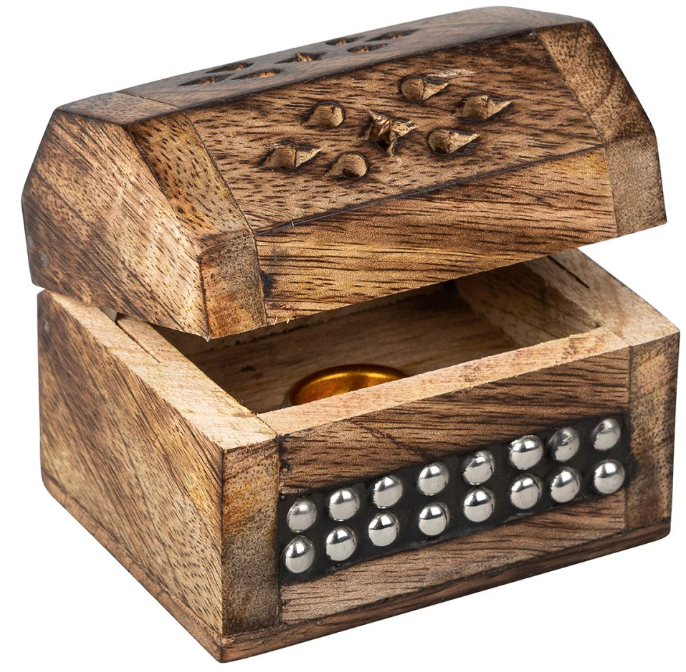 Wooden Cone Incense Holder