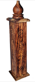 Top Loading Wooden Incense Tower 35cm