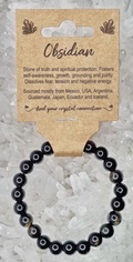 Obsidian Gold Sheen Crystal Bracelet