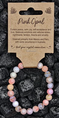 Pink Opal Crystal Bracelet