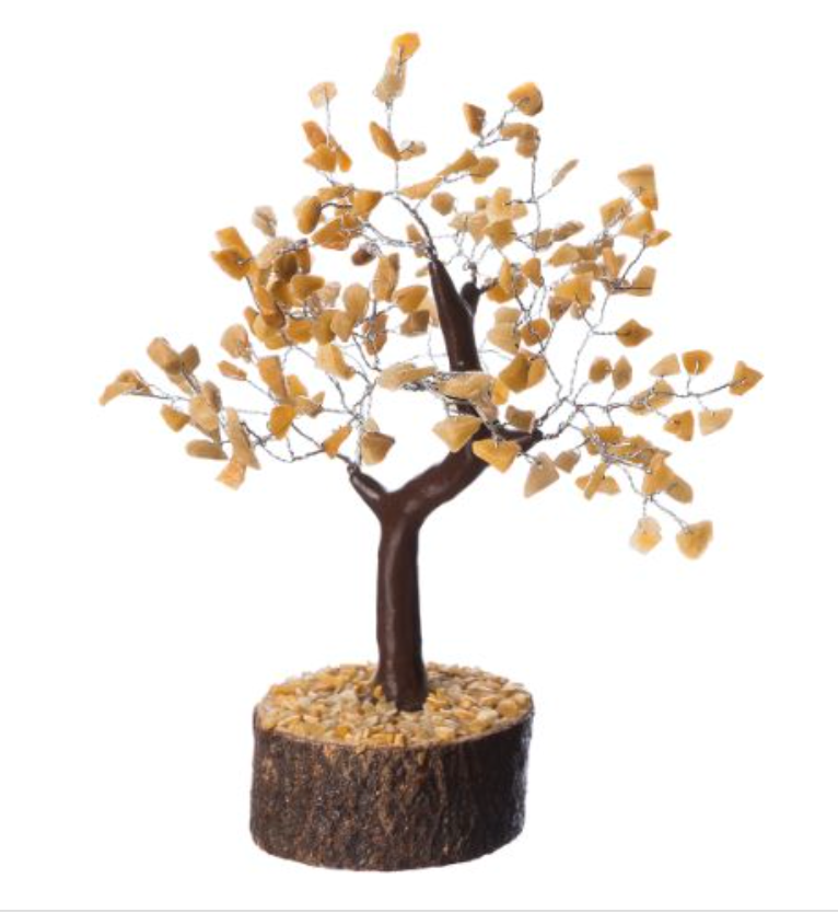 Yellow Quartz Gem Tree