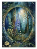 Greeting Card - Delphinium Flow