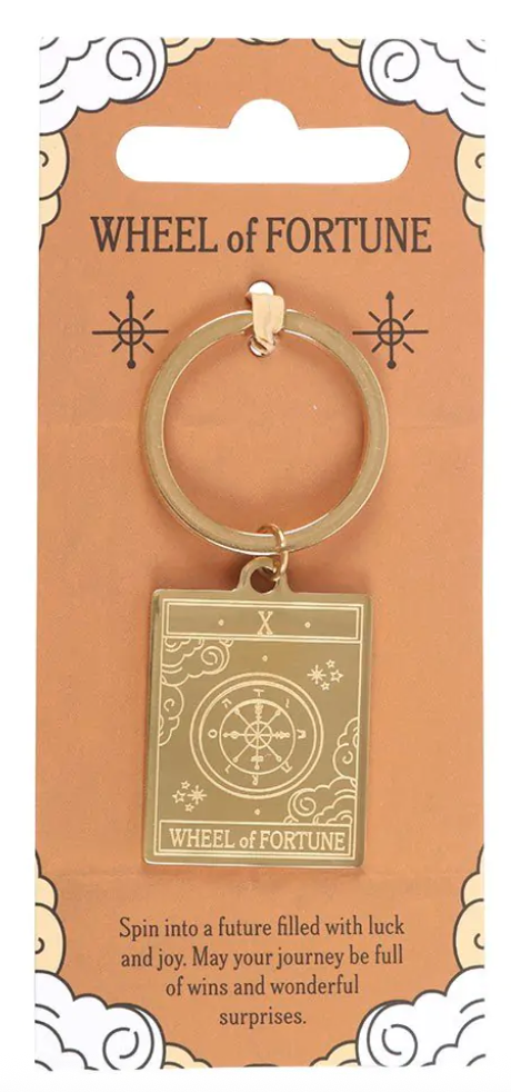 Tarot Keyring - The Wheel of Fortune