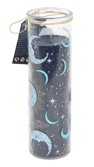 Blue Moon Print Fig & Vanilla Tube Candle