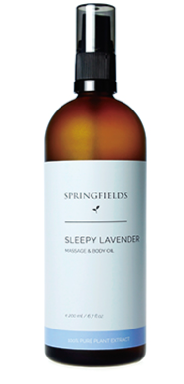 Springfields Sleepy Lavender Massage & Body Oil