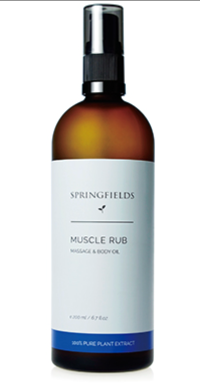 Springfields Muscle Rub Massage & Body Oil