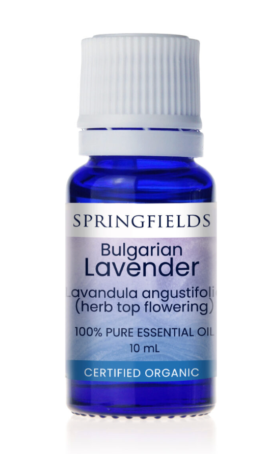 Springfields Essential Oil Lavender Certified Organic 10ml