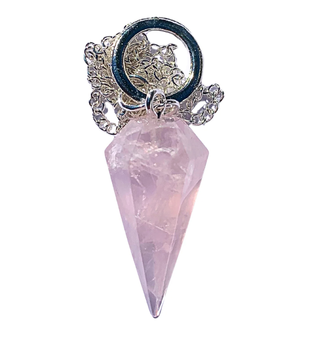 Small Rose Quartz Pendulum