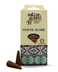 Native Soul White Sage Jumbo Back Flow Cones