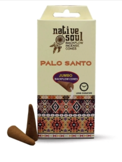 Native Soul Palo Santo Jumbo Back Flow Cones