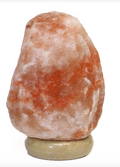 Large (3-5kg) Natural Shaped Himalayan Salt Lamp - Marble Base