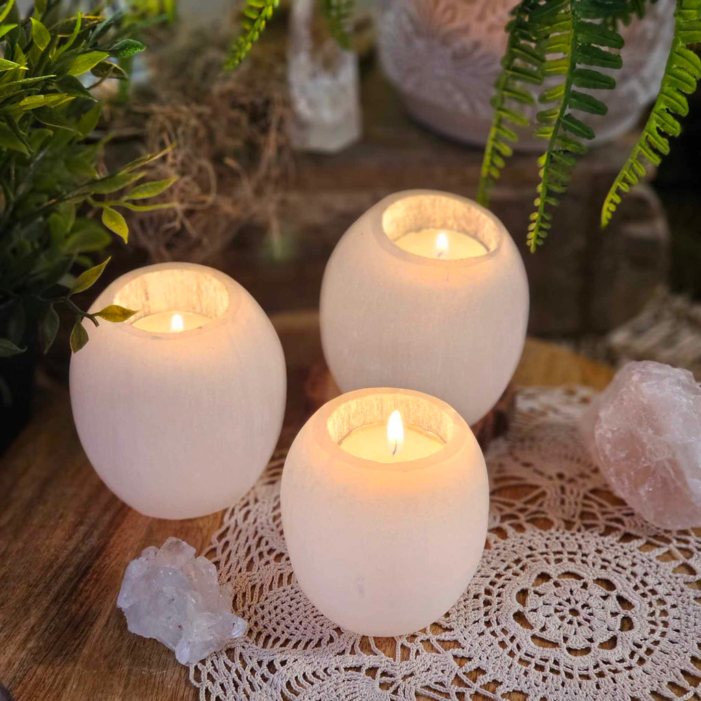 Selenite Tea-Light