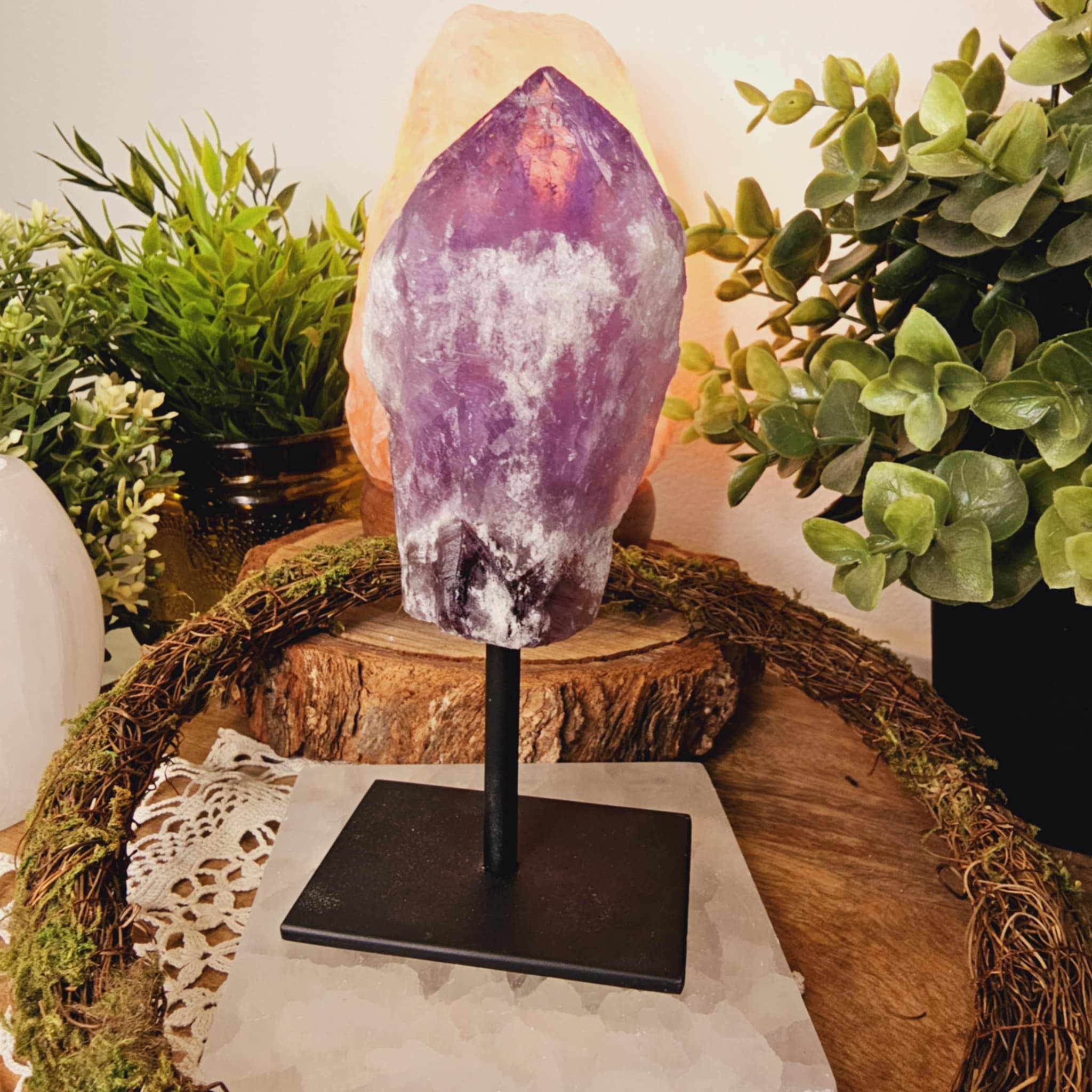 Amethyst Freeform on Stand