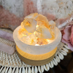 Selenite Bowl and Raw Citrine