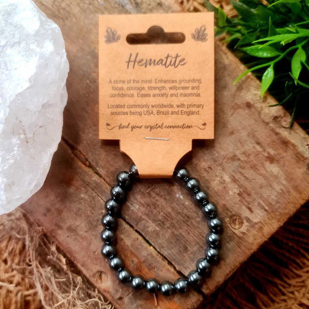 Hematite Crystal Bracelet Medium