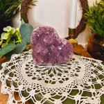 Amethyst Heart Cluster