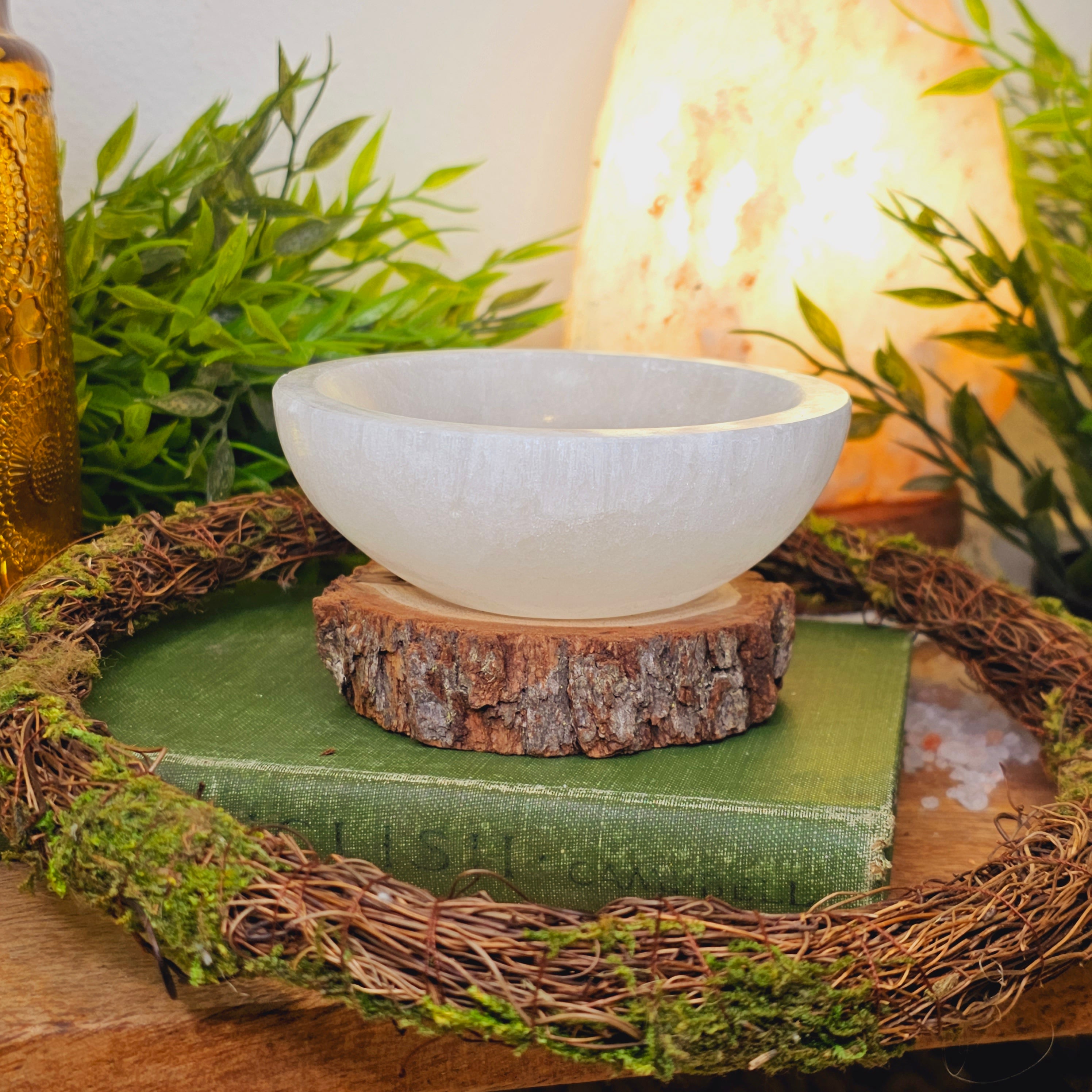 Round Selenite Bowl