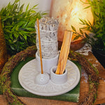 Sage/Palo Santo/Incense Holder in cream