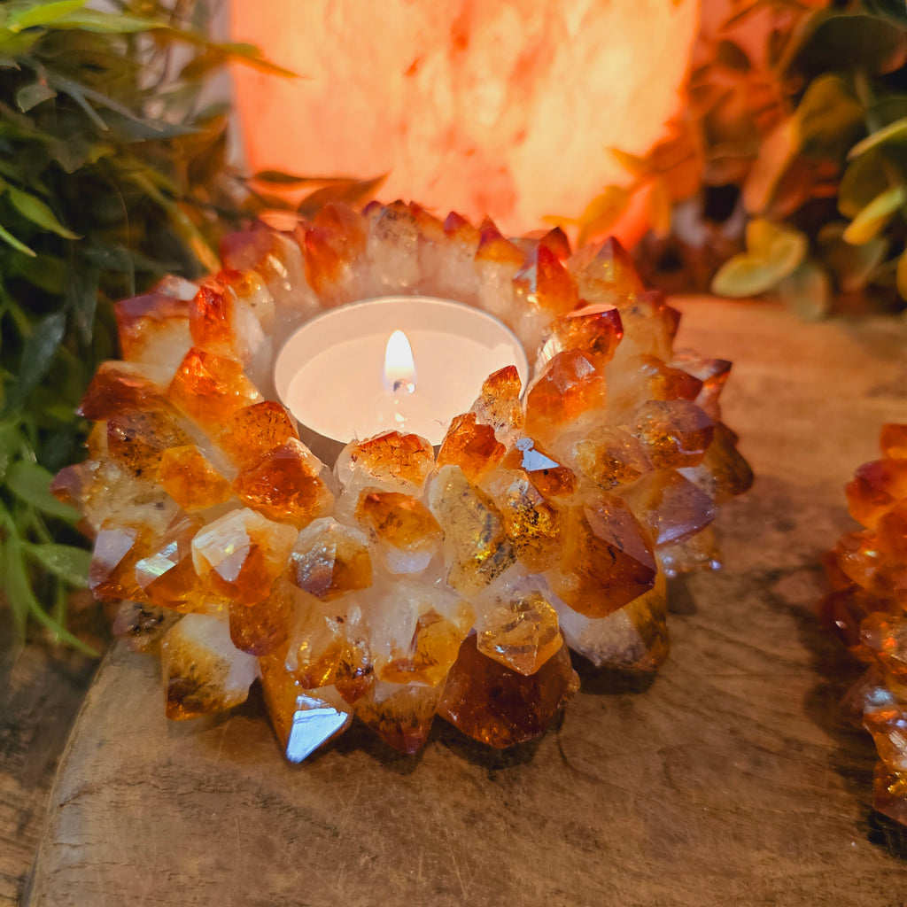 Citrine Tealight Candle Holder
